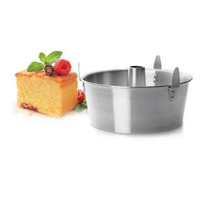Angel Food Pan - Ibili - 787800 - Polished Aluminum - 25 Cm - Removable Center