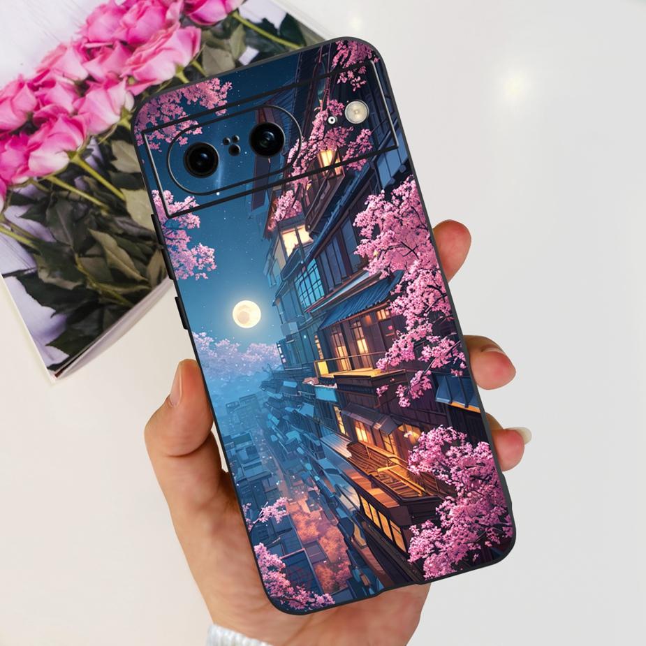 For Google Pixel 8A Case Pixel8 Pro New Fashion Painted Cover Soft Silicone Phone Case For Google Pixel 8 Pro Pixel8A Funda Capa