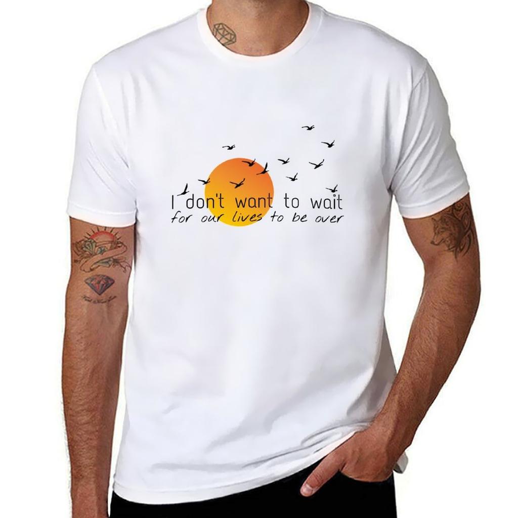 I Dont Want To Wait TShirt Light Athletic Short Sleeve Tee Shirt