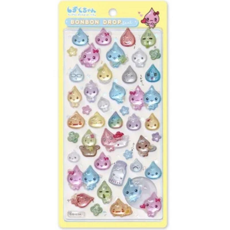 1/6Pcs Diy Small Water Drop 3D Crystal Stickers Kawaii Sparkling Powder Raindrop Lord Crystal Drop Glue Decorative Small Gifts
