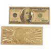 1 Gold Paper Banknote Colour Commemorative Coin - Gold Foil Coin, Dual-Style Commemorative Coin & Banknote