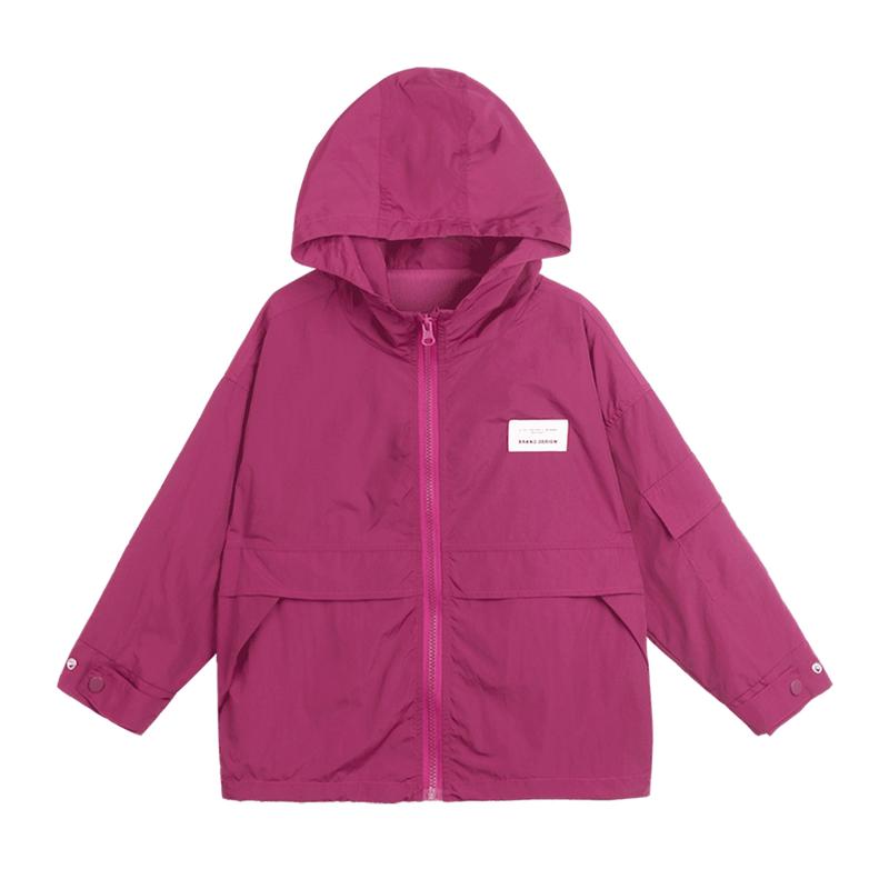 LUSON Boys  Outdoor Hooded Waterproof Jacket 140