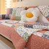 New Style Sofa Cushion Pastoral Style Pure Cotton Fabric Seat Cushion Sofa Cover Back Towel Cover Cloth Cushion
