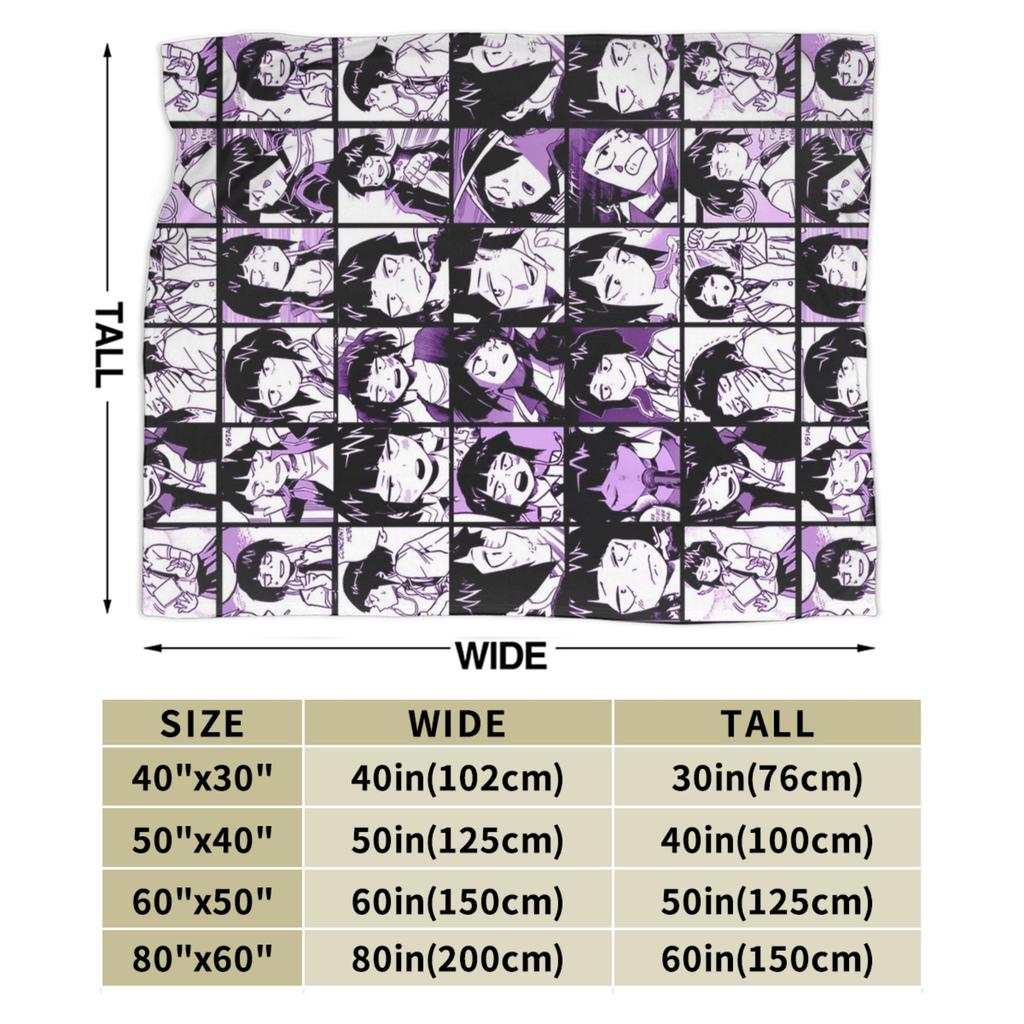 Jiro Kyoka Blankets Coral Fleece Plush Summer Winter Academy Anime Manga Soft Throw Blanket for Bedding Travel Bedding Throws