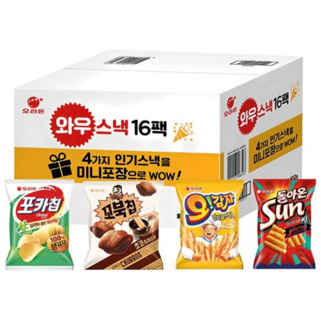 [Orion] 4 Popular Snacks 16 Packs Box