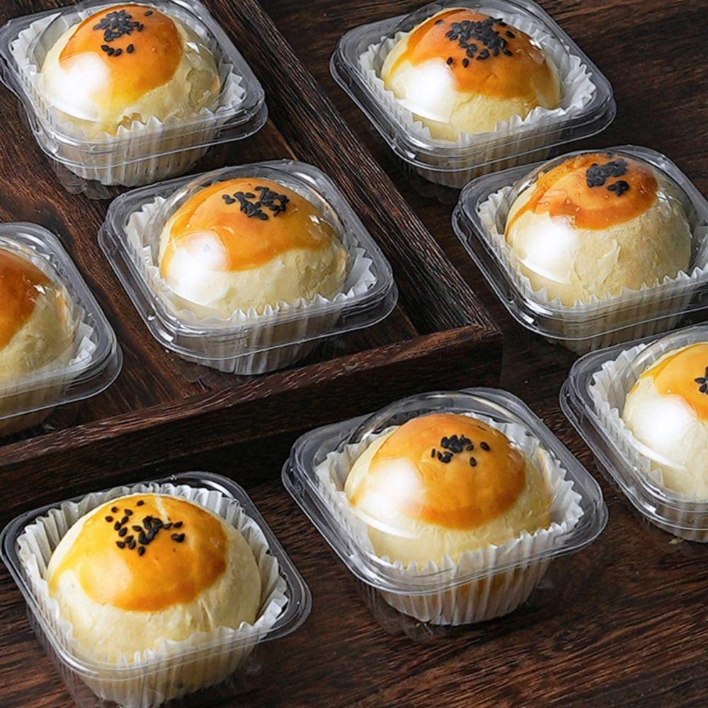 Transparent Pastry Gift Box Dome Plastic Cake Holders Exquisite Food-grade Materials Dessert Baking Decoration Box