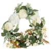 Artificial Flower Wreath Simulation Peony Door Hanging Garland Festivals Party Decoration