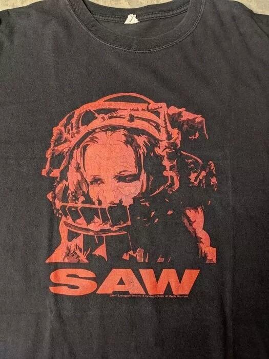 

Saw Movie Graphic Short Sleeve Cotton T-shirt Unisex Reprint S-5XL Men Women Unisex T-Shirt XXL