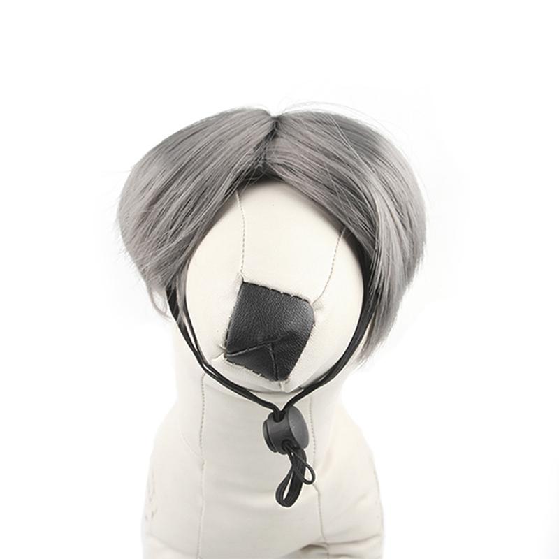 Pet Wigs Cosplay Props Funny Dogs Cats Cross-Dressing Hair Hat Costumes Head Accessories For Halloowen Christmas Pets Supplies
