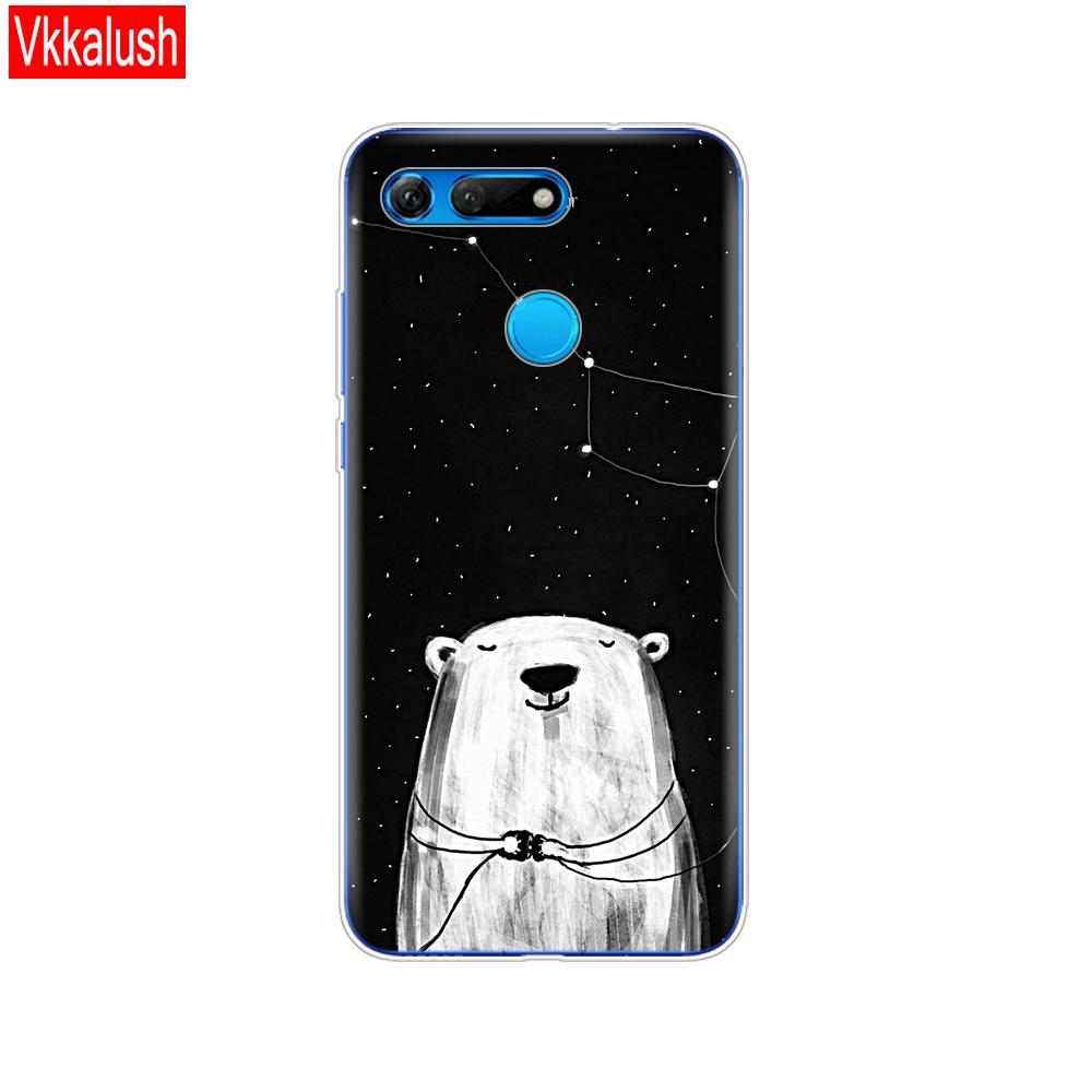 Silikonhülle für Huawei Honor View 20 V20 Hülle TPU Funda Weiche Silikonhülle für Honor V20 Capa Niedliches Tiermuster