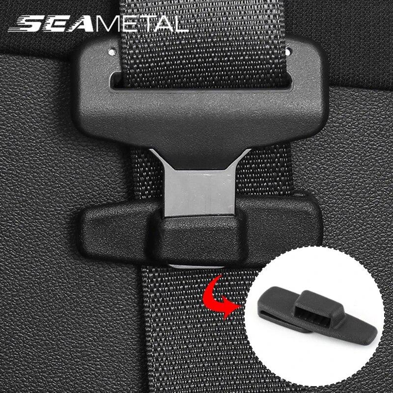 

Зажим для автомобильного ремня безопасности SEAMETAL, ABS, регулятор безопасности, чехлы для пряжек сидений, зажимы для кнопок автоматического ремня безопасности, фиксатор, аксессуар