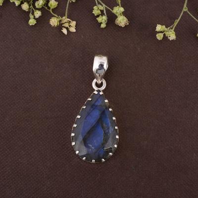 Labradorite Pendant, 925 Sterling Silver, Anniversary Gift, Birthday Jewelry, Women Pendant, Reiki Pendant, Silver Pendant
