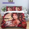 Asura  Pattern Bedding Quilt Set  Home Decoration  Gift (1 * duvet cover + 2 * pillowcase  without core)