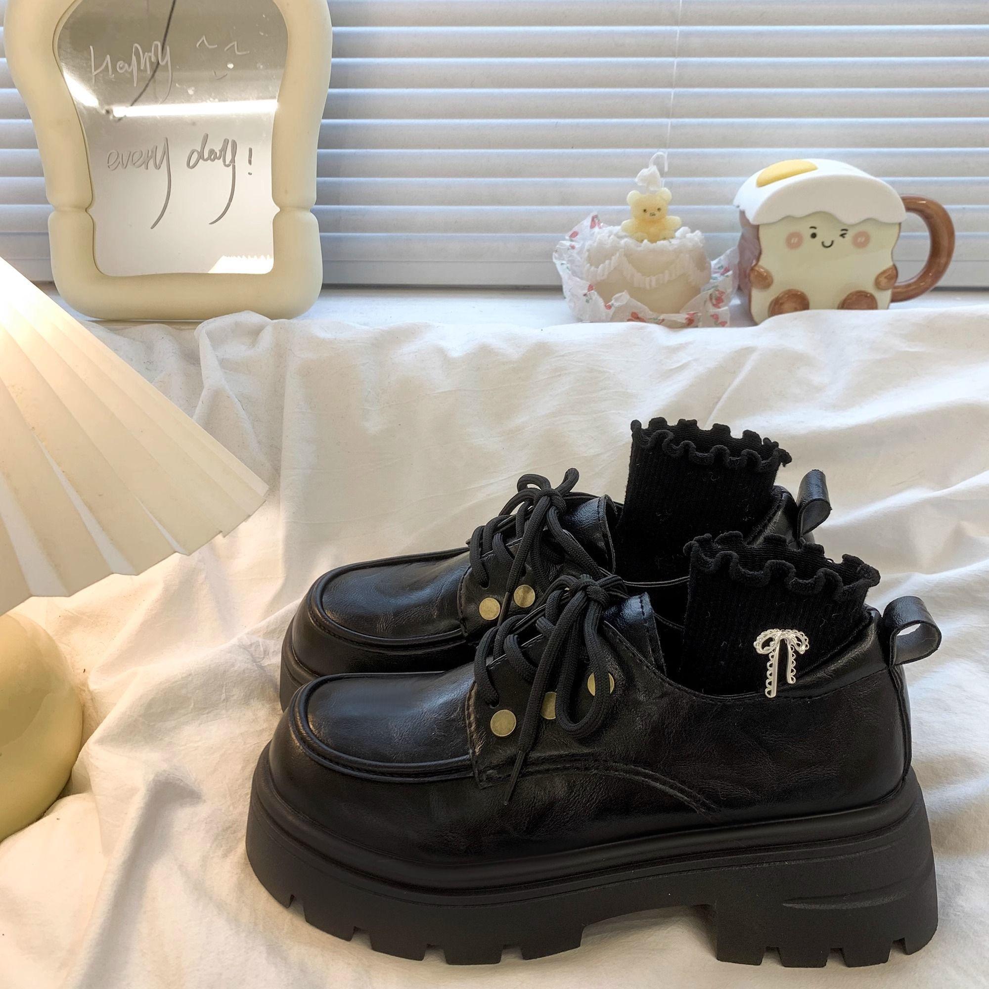 

Модные женские лоферы Туфли Платформа Круглый носок Женские туфли Отпускная обувь Весна Корейский стиль Оптом Стильный Роскошный бренд 39 40