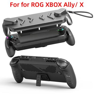 Odporne na zarysowania etui ochronne Skin Case dla ROG XBOX Ally/XBOX Ally X z górną osłoną i regulowanym stojakiem, odporne na pot, akcesoria do gier