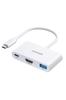 Anker PowerExpand Hub with 4K HDMI 90W USB PD USB Compatible with iPad MacBook Note and More 3-in-1 USB-C Output, Pass-Through Charging, Support, 3.0