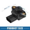 Pack (1) Air Intake MAP Pressure Sensor No.1859072F21 For Mitsubishi  Black