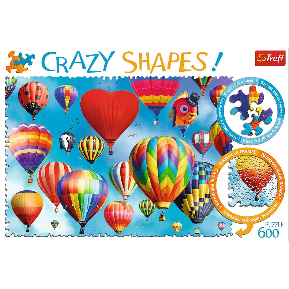 PUZZLE 600 CRAZY SHAPES KOLOROWE BALONY 11112