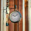 2024,double-sided Wall Clock Station Clock Garden Clock