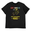 Don't Make Me Use My Supply Chain Manager Voice Retro Vintage T-Shirt