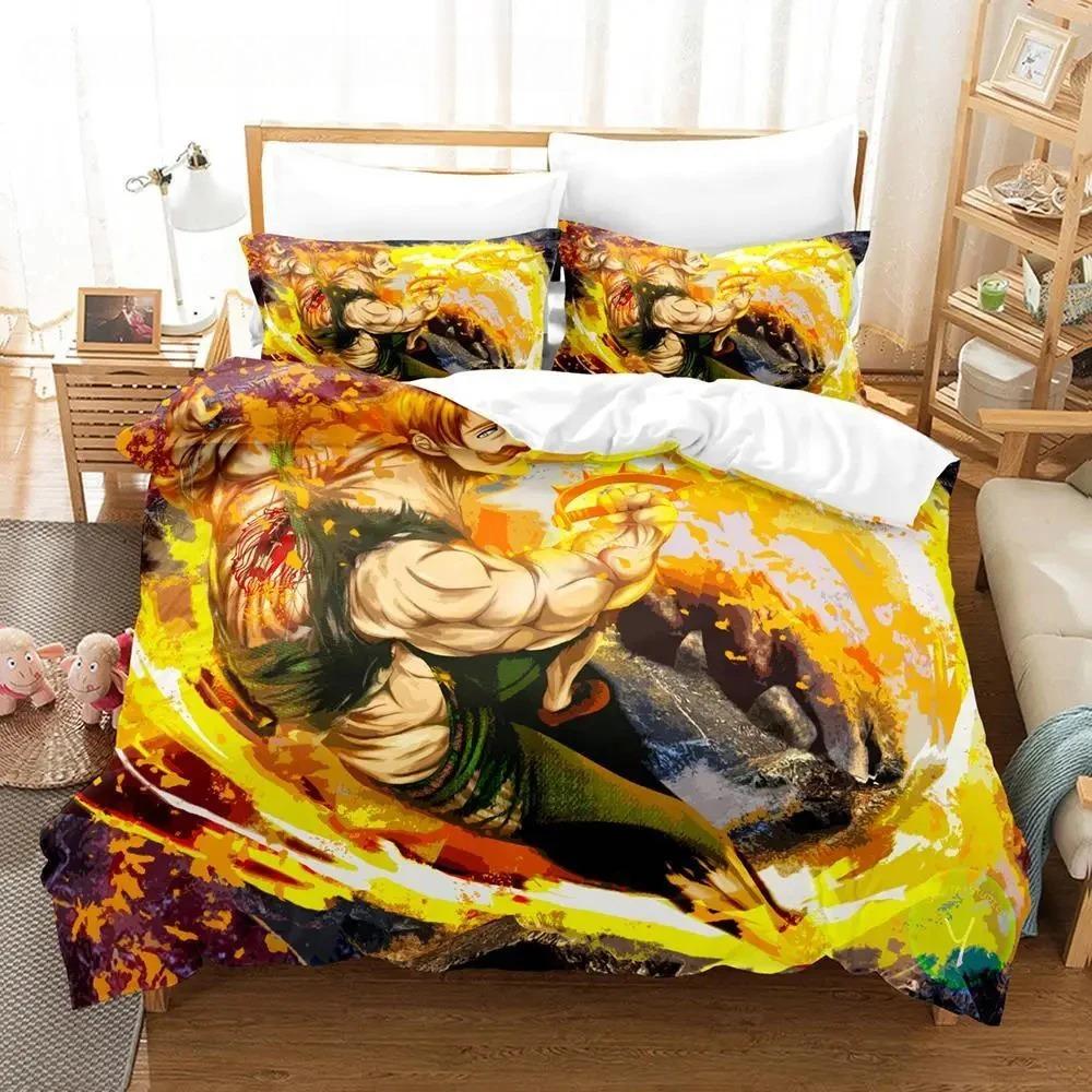 Escanor The Seven Deadly Sins Bedding Set Single Twin Full Queen King Size Bed Set Adult Boys Bedroom Duvet cover Sets 3D Anime
