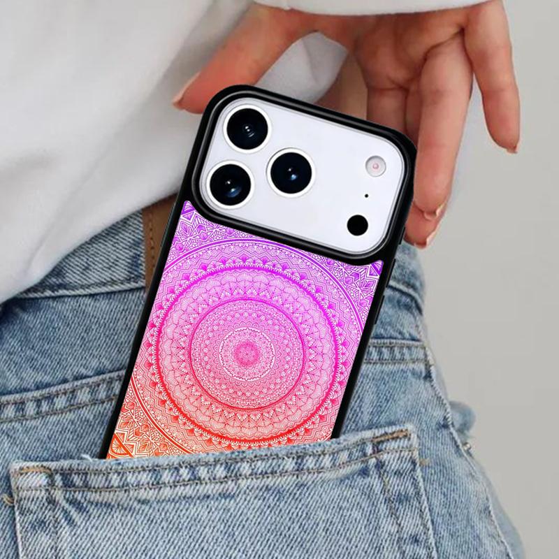 Mandala Mandala Phone Case for iPhone 17ProMax 12 13 14 15 16e 17 Pro Max Plus Air Cover
