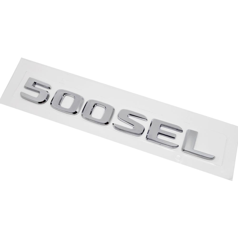 ABS Plastik 300SEL 500SEL 560SEL 600SEL Bagaj Arka Logo Rozet Amblem Etiketi S Sınıfı İçin