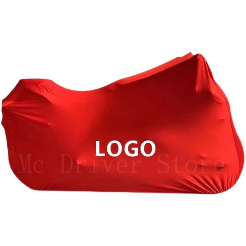Motorcycle Covers Bikes Motor Scooter Dustproof Cover Elastic Fabric Protector Covers Indoor Outdoor Custom
