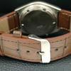 VINTAGE SEIKO 5 AUTOMATIC 7009A JAPAN MENS MAROON COLOR DIAL WATCH a708571-1
