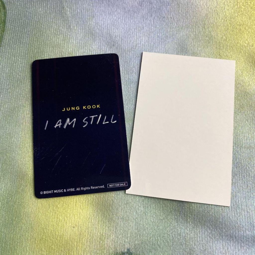 [USED] BTS Jungkook Kook I AM STILL Movie Bonus Trading Card