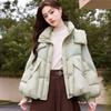 New Winter Short Small Thickened Loose Cotton-padded Cotton-padded Warm Hooded Jacket