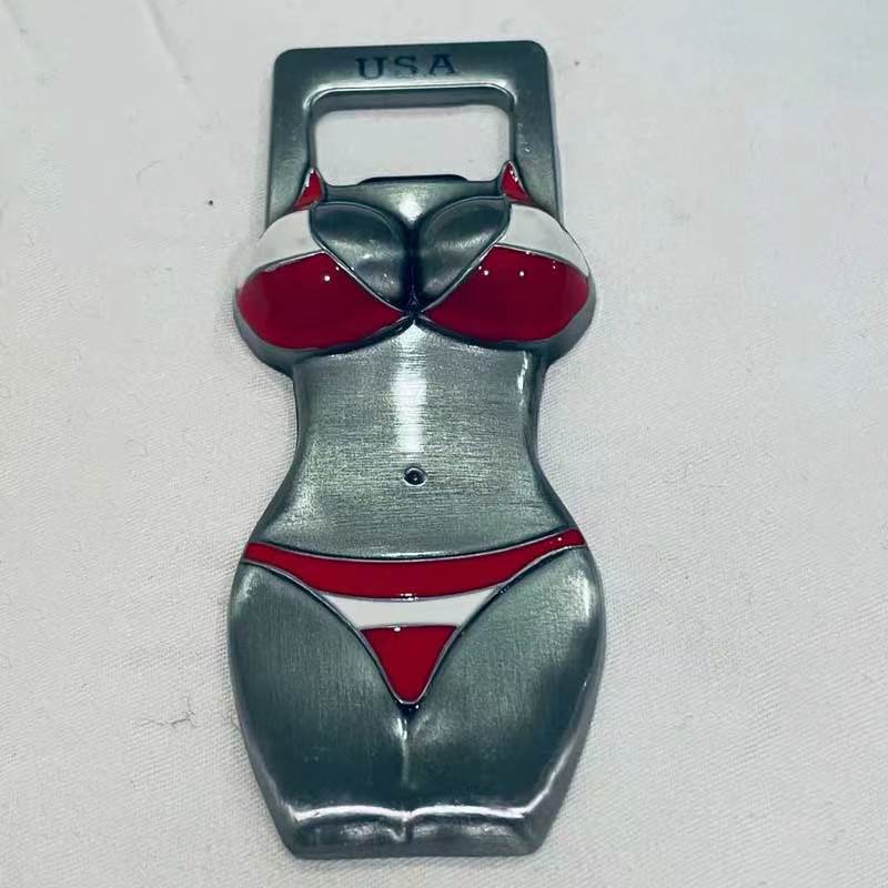 2pcs Set Creative Bottle Opener Funny Beer Bottle Opener Funny Area Fun Portable Bottle Opener