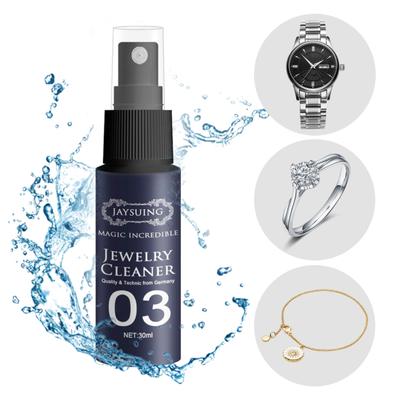 Schmuckreiniger-Spray-Set mit Handschuhen, Bürste, Universal, Einfach zu verwenden, Schmuckreinigungsspray, Langlebig