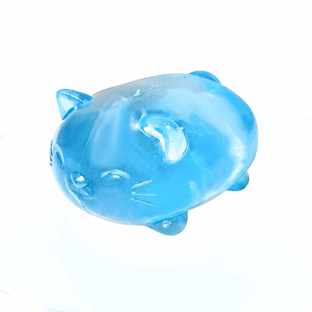 Cute Design Slow Rebound Cat Squishy Slow Rising Cat Shape Cat Squeeze Stretchable Soft Texture Sensory Birthday Gift