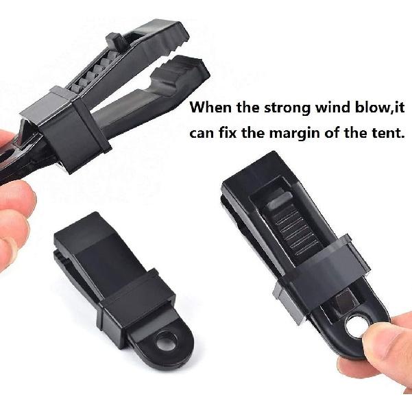 Heavy Duty Tarp Clip,Camping Tarp Lock Tarp Tent Clips Pool Tarp,Great for Awnings Farming,Garden,Pool Cover, Boat Cover,12pcs