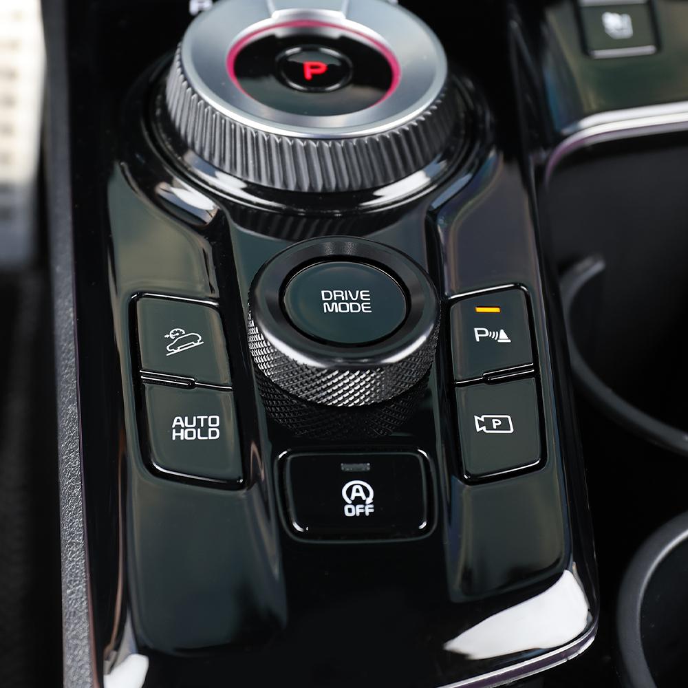 For Kia Sportage NQ5 2023-2025 Car Interior Aluminum Alloy Driving Mode Knob Cover Trim Auto Driving Mode Decoration Accessories