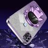 For Samsung Galaxy A21s Anti-scratch Phone Shell PC+TPU Phone Cover Case with Astronaut Kickstand