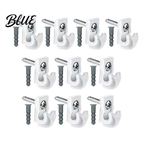 Christmas Light Hook Weatherproof Rust-Proof Lights Hanger Easy Install Plastic String Hooks Decorative Wall Mount