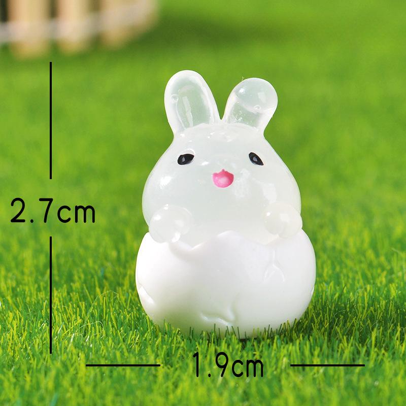 Micro-landscape Cute and Adorable Pet Animals Eggshell Gardening Doll House Decorations Resin Small Ornaments