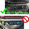 Black Wood AC Conditioner Switch Control Pannel Trim for Chevy Silverado 2022+