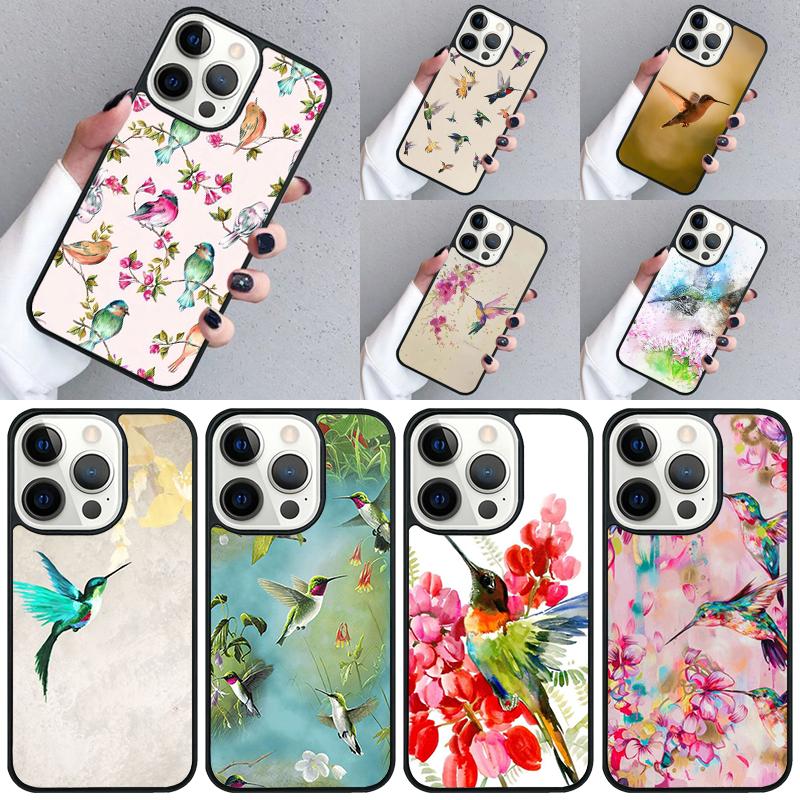 Hummingbird Phone Case For iPhone 17 Air 16 16e 15 13 14 Pro Max 11 12 Plus 2022 MAX Shell Cover coque