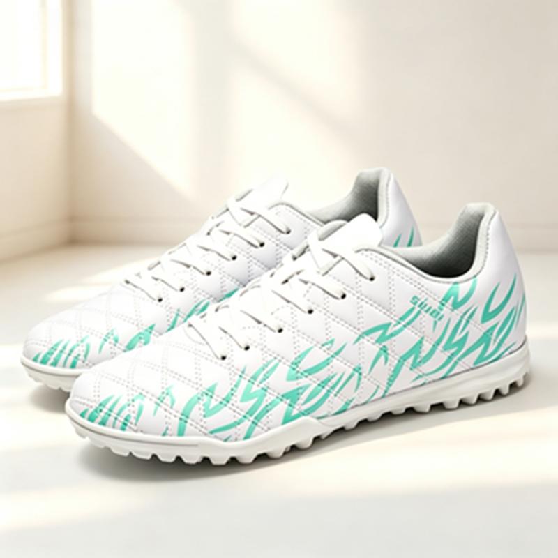 Soft Surface Adult Tf Football Shoes Integrated Pu Fabric Non-Slip Rubber Outsole Wearproof Indoor And Outdoor Turf Sneakers