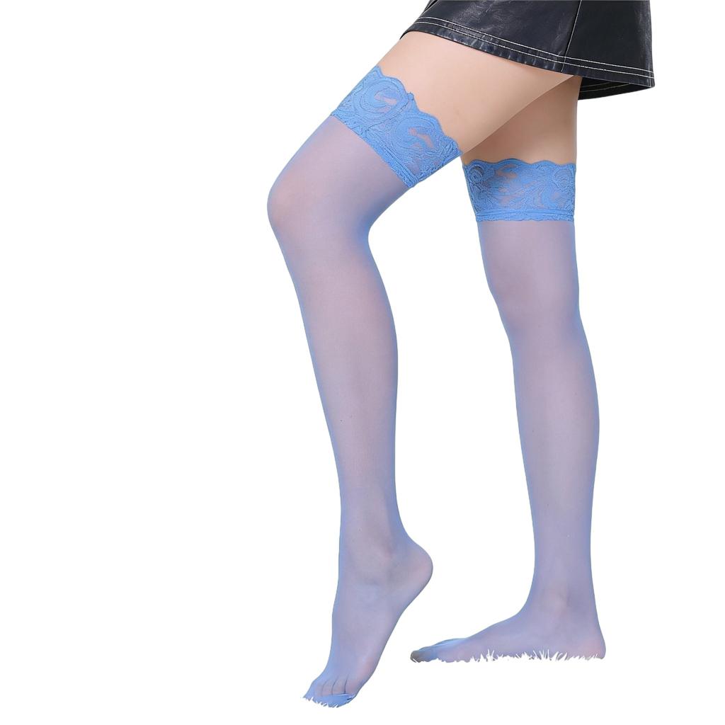 Plus Size Women's Thigh High Elastic Lace 2026 Stockings