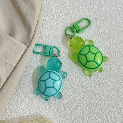 Sea Animal Glow In-The-Dark Color Turtle Keychain Cute Sweet Turtle Keyring Vintage Ins Bag Pendant Accessories Girlfriends