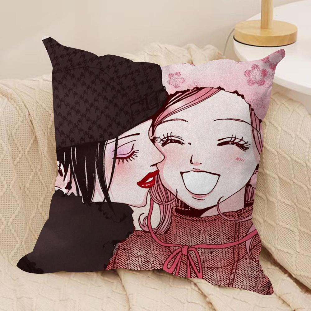Arrival N-Nana Anime Cushion Cover Soft Plush Double-Sided Printed Sofa Pillow Cushion Cover | Cozy All-Season Decor Gift