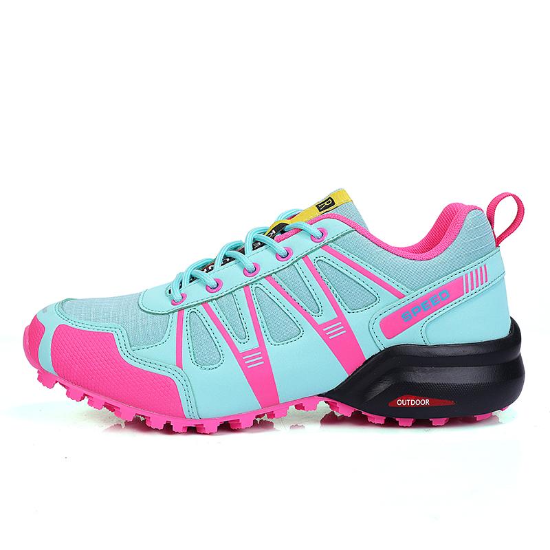 

Модне жіноче взуття для походів на відкритому повітрі, протиударне нековзке взуття, кросівки для прогулянок великого розміру 38 рожевий