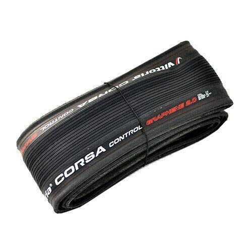Vittoria Corsa Control 700x28C Drahtreifen Fahrradreifen 2 VT1824 G2.0 320TPI, Schwarz, Reifen,
