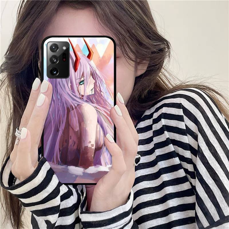 Zero Two Darling In the FranXX Anime Phone Case for Samsung Note 20 Ultra 10 Pro Lite Plus 9 8 5 4 3 M 30s 11 51 31 31s 20 A7