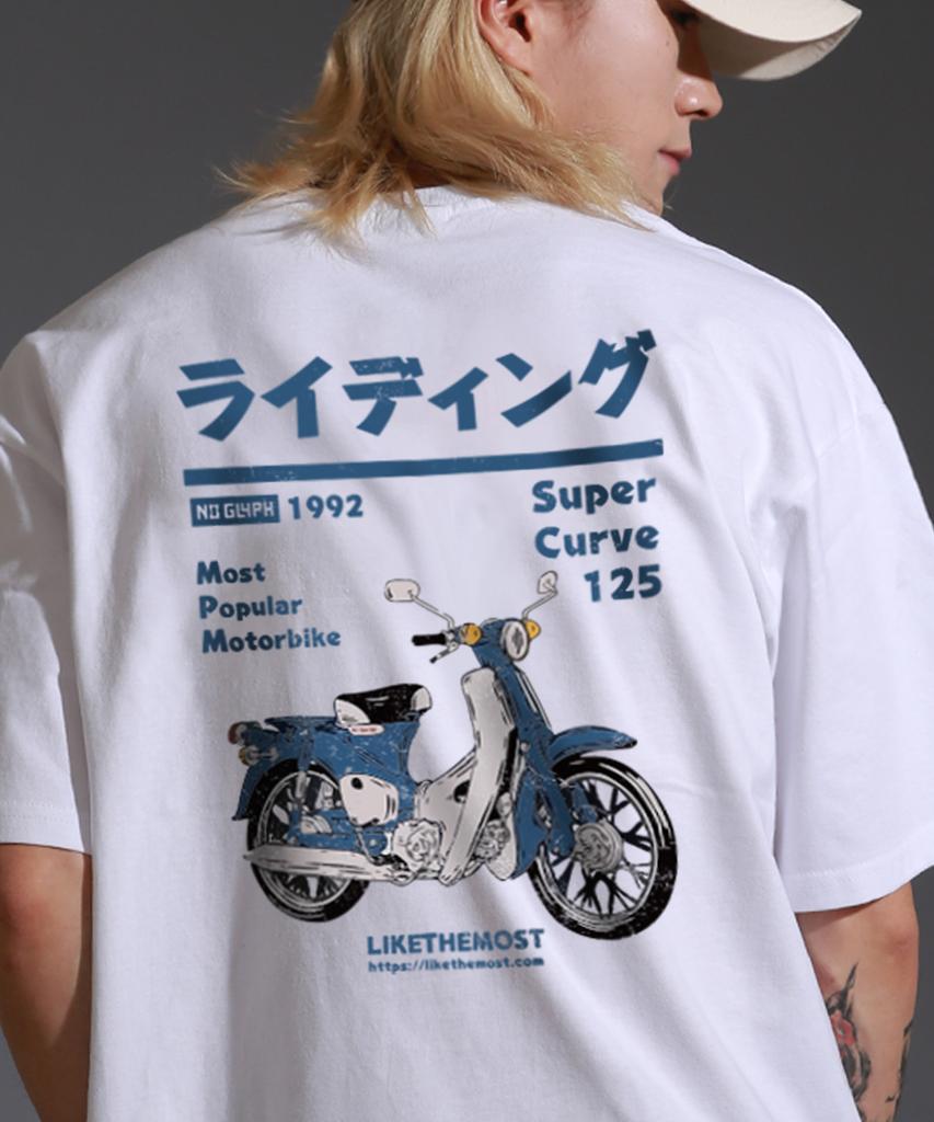 LIKE THE MOST Riding Bike Overshirt 3 Colors