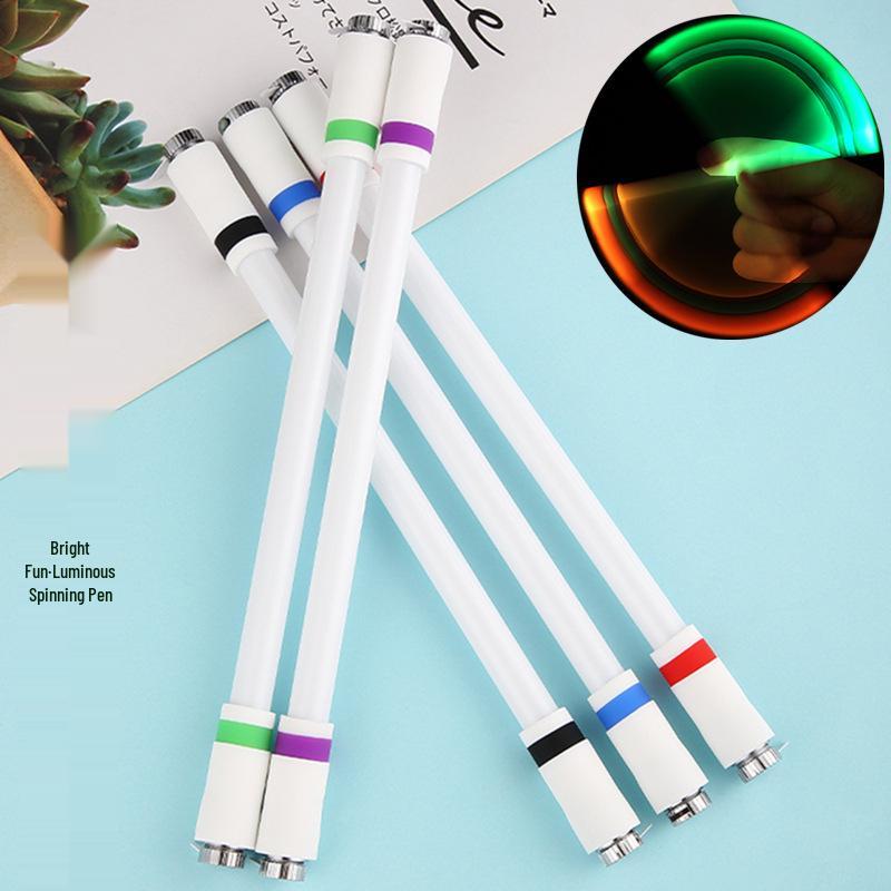 Bright Fun Light-Up Fidget Spinner Pen A38 - Beginner & Newbie-Friendly, Drop-Resistant, Special Edition Spinner Pen